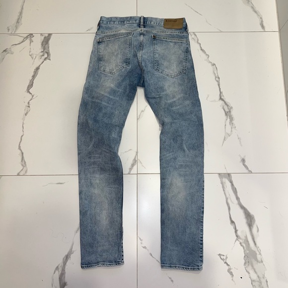 H&M slim low waist distressed wash denim jeans - Picture 3 of 5